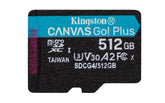 Memoria Micro Sdxc Kingston 512Gb Canvas Go Plus Gen4 V30 (SDCG4/512GB)